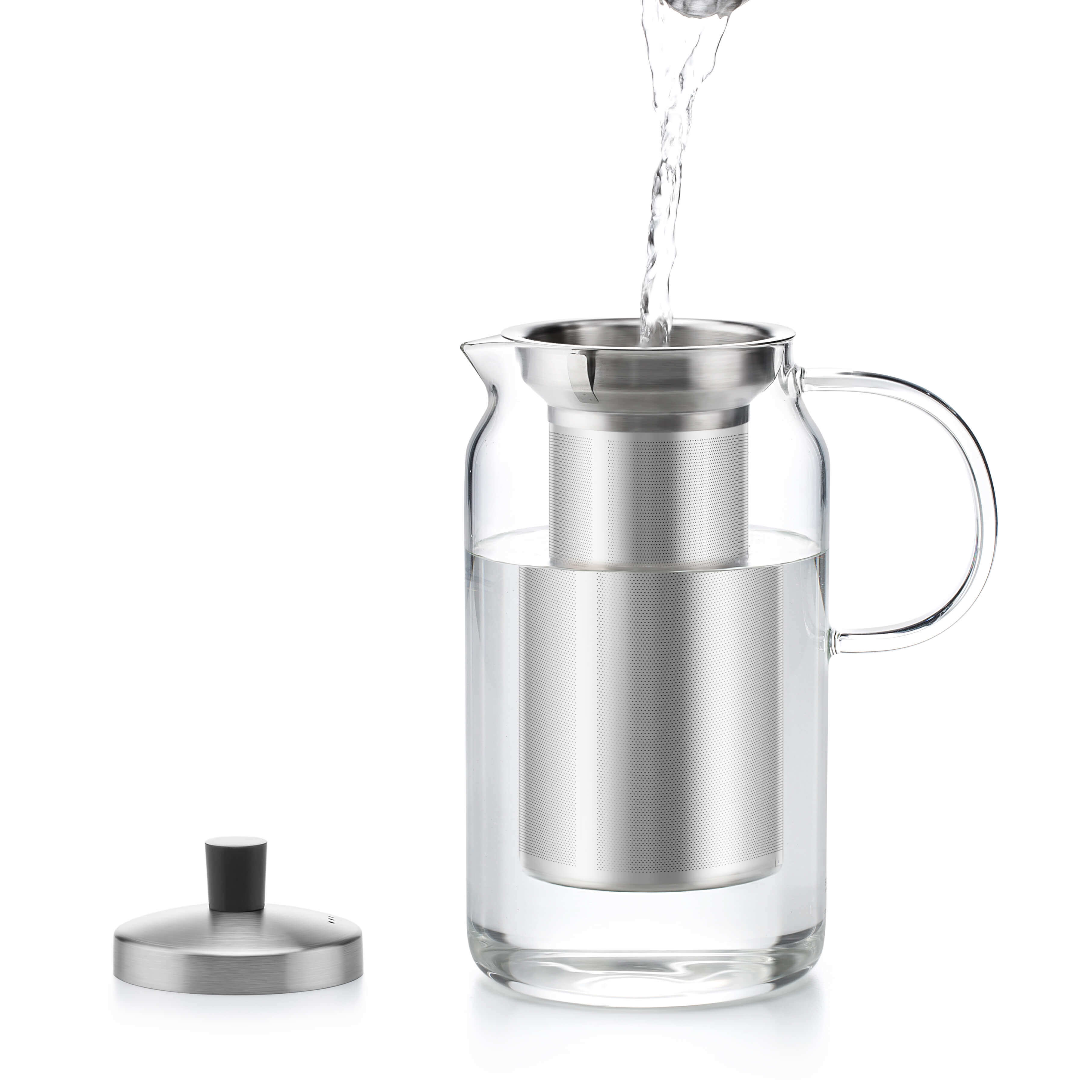 Ceylon Infuser Loose Leaf Tea Pot, 40 oz Kitchables